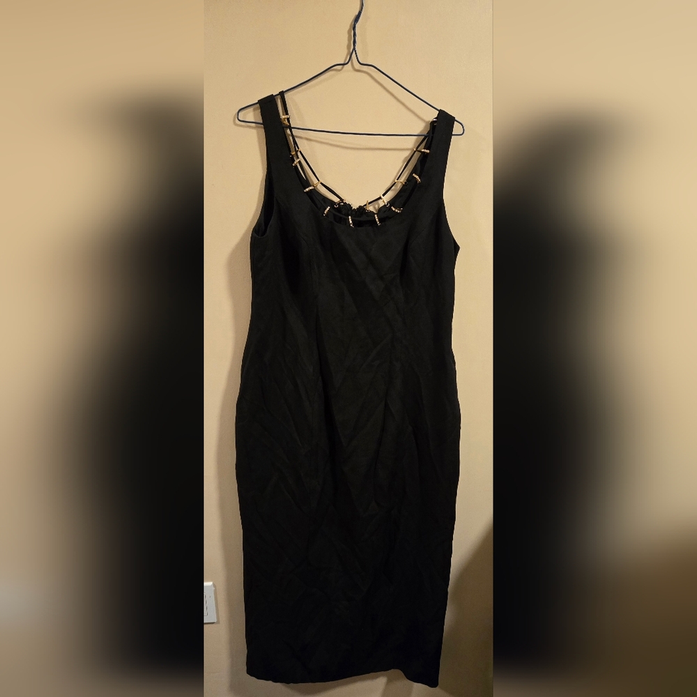 Lori Ann Montreal Vintage Embellished Sheath Dress
